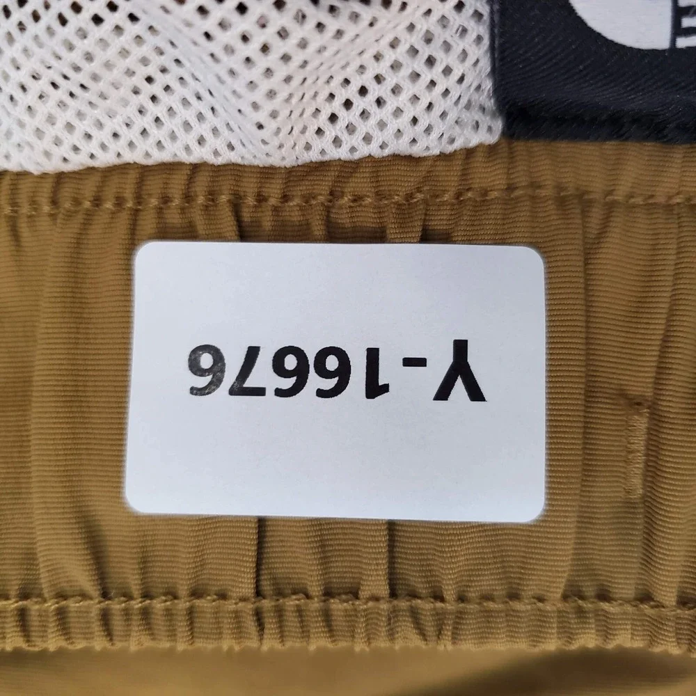 The North Face Men Swimwear M Yellow Trunks Outdoor Beach Logo READ